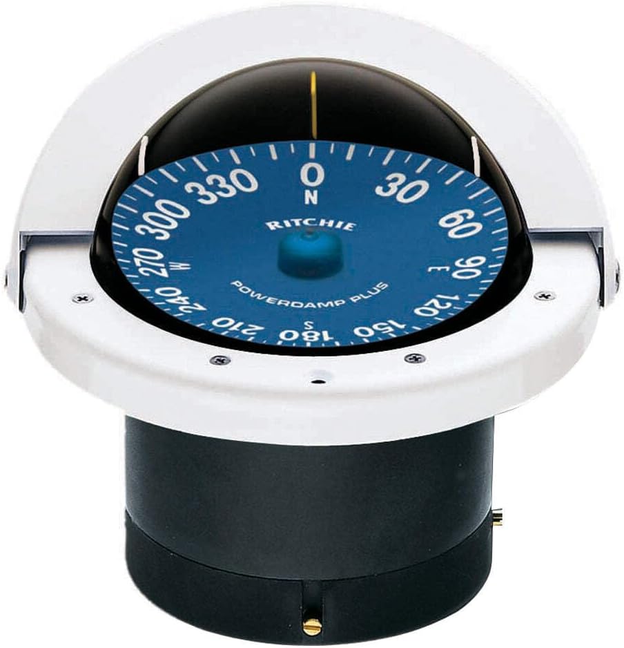 Ritchie SS-2000W SuperSport Compass - Flush Mount - White