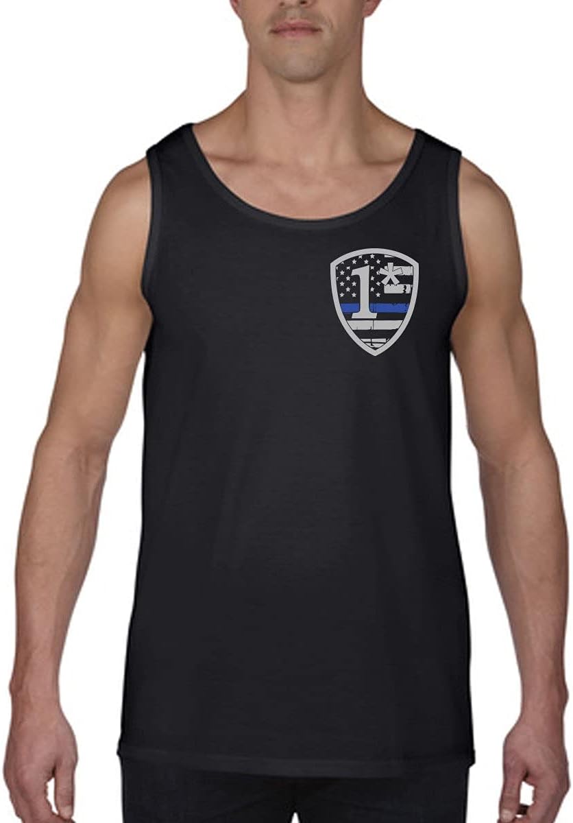 THIN BLUE LINE USA 1* Asterisk Thin Blue Line Tank Top