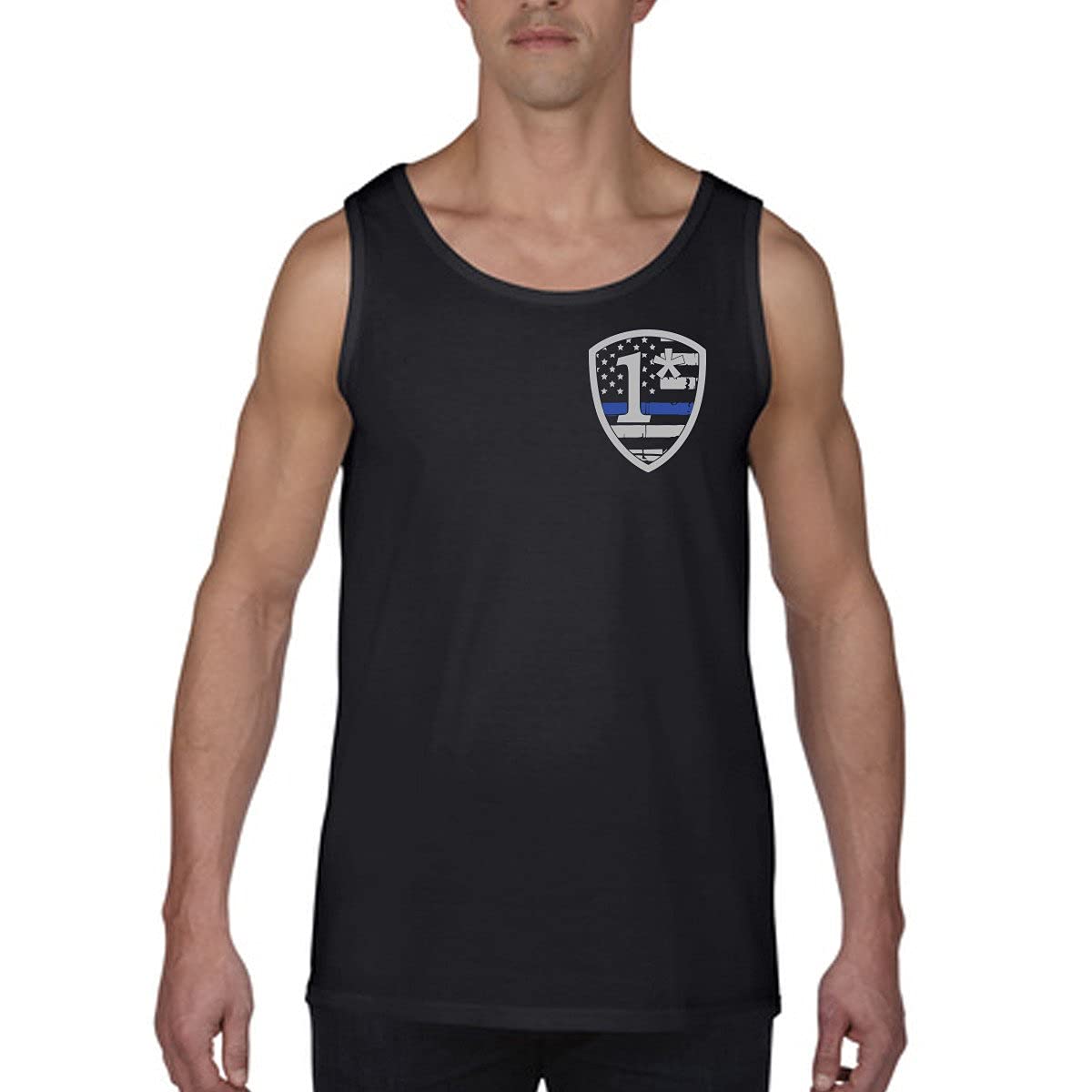 THIN BLUE LINE USA 1* Asterisk Thin Blue Line Tank Top