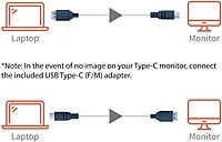 Eaton Tripp Lite Series USB-C to DisplayPort Bi-Directional Active Adapter Cable (M/M), 4K 60 Hz, HDR, Locking DP Connector, 6 ft. (1.8 m)