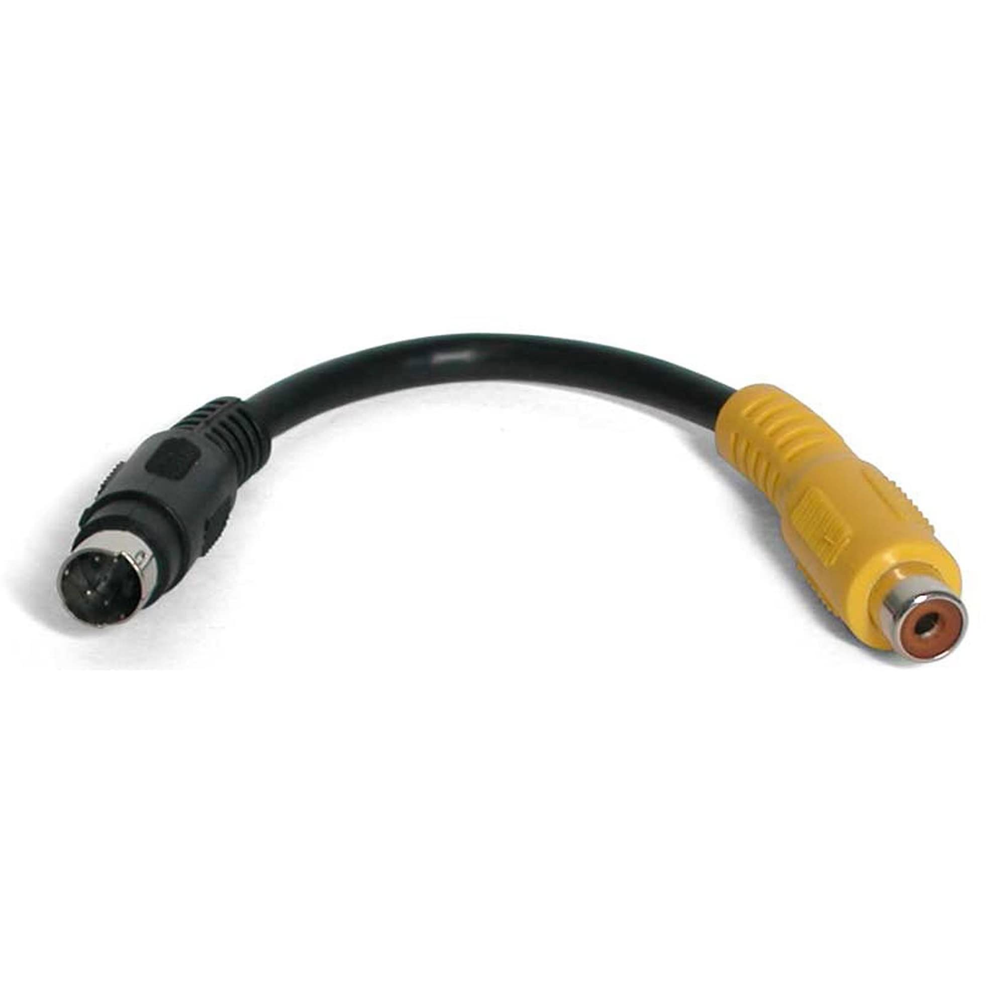 StarTech.com 6in S-Video to Composite Video Adapter Cable - Connect an S-Video device to a composite video device
