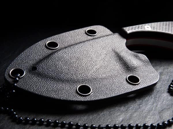 Boker Plus Sigyn - 1.97" Satin D2 Drop Point Blade with G10 Scales and Ball Chain Kydex Neck Sheath Designed by andre