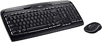 Logitech 920002836 MK320 Wireless Desktop Set, Keyboard/Mouse, USB, Black