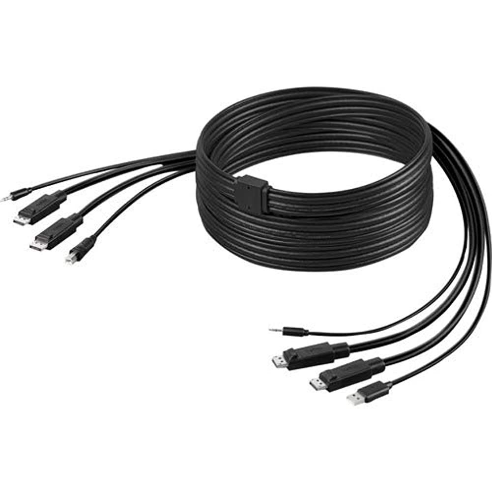 Linksys TAA Dual DP/USB/AUD SKVM CBL, DP M/M; USB A/B