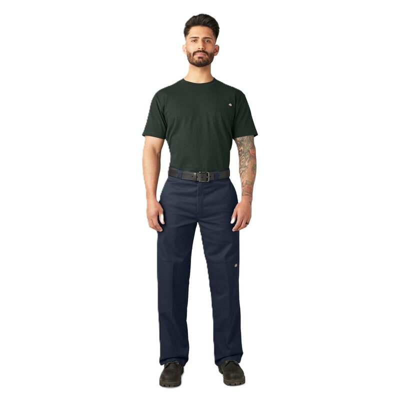 DICKIES Men's Loose Fit Double Knee Work Pants – Durable Twill Utility Trousers