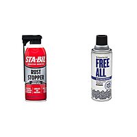 STA-BIL Rust Stopper Anti-Corrosion Spray Lubricant and Free All Rust Eater Deep Penetrating Oil