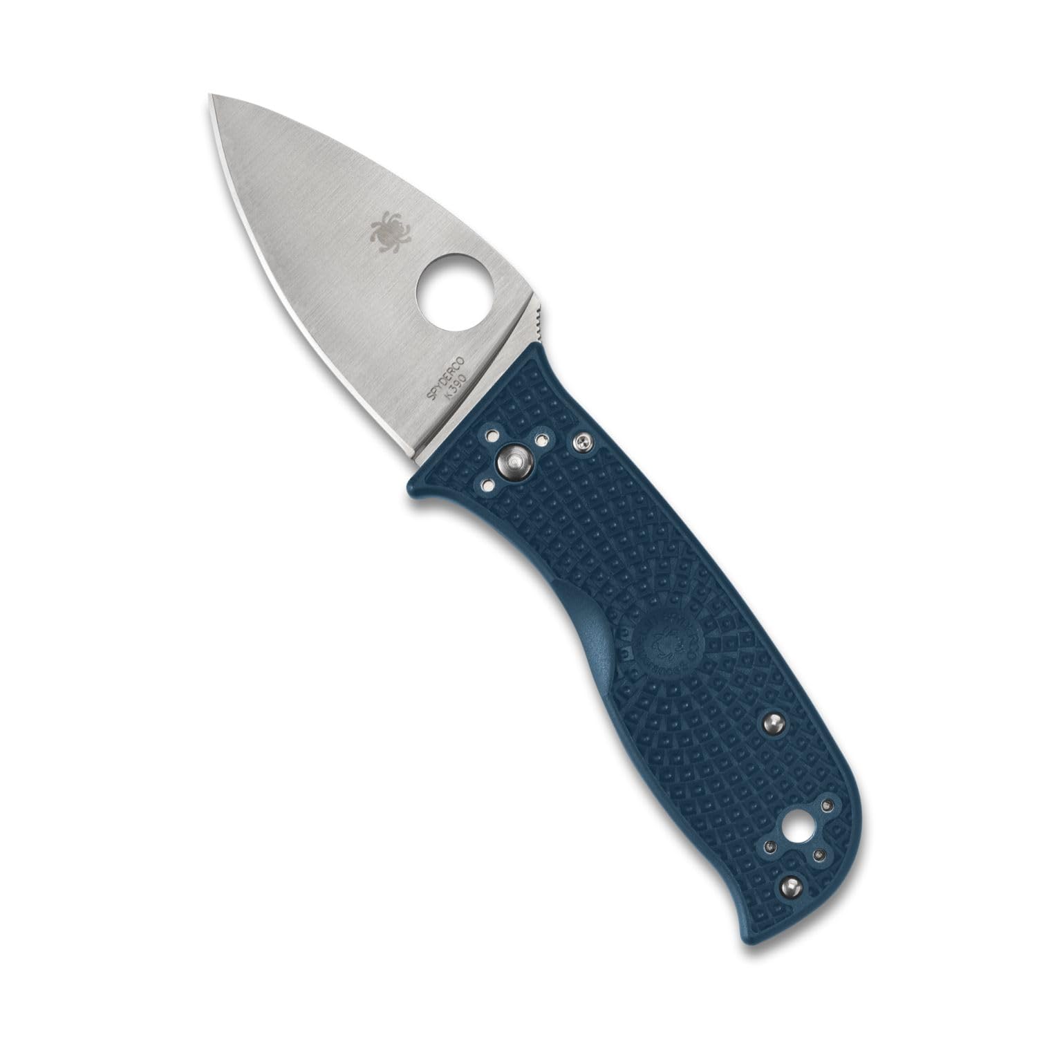 Spyderco Knives Lil Temperance 3 C69PBL3K390 Blue FRN and K390 Steel Pocket Knife