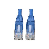 Tripp Lite Cat6 Gigabit Ethernet Snagless Molded Patch Cable, 24 AWG 550Mhz Premium UTP, Blue GbE RJ45 M/M 6in 6" (N201-06N-BL)