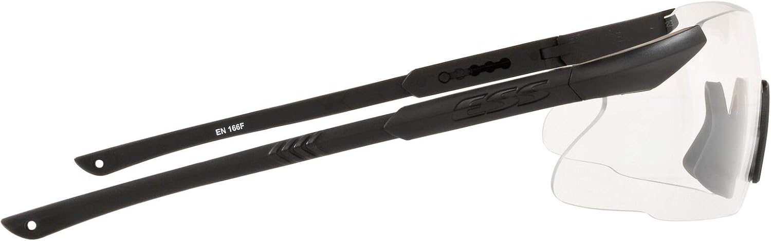 Oakley ESS Man Sunglasses Black Frame, Clear Lenses, 33MM