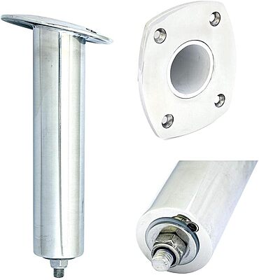 TIGRESS 4 Hole Swivel Rectangular Head Gunnel Rod Holder