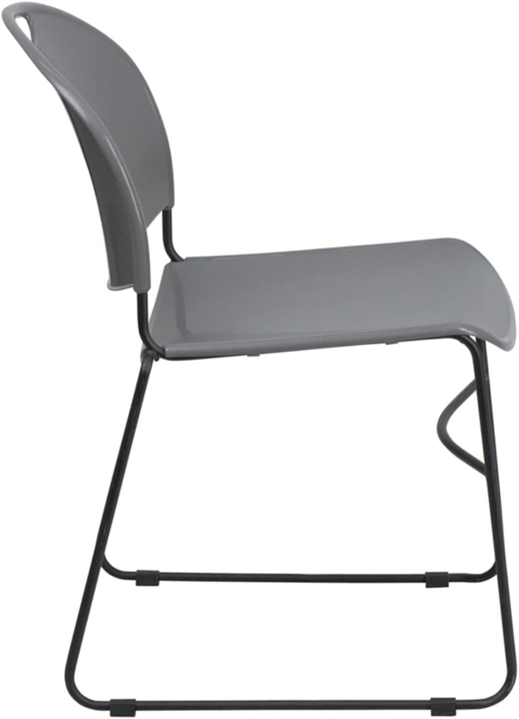 FLASH FURNITURE HERCULES Series 880 lb. Capacity Ultra-Compact Sled Base Stack Chair
