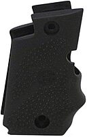 Hogue Wraparound Rubber Grips with Finger Grooves for SIG Sauer P238, Black - 38080
