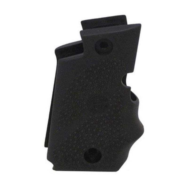 Hogue Wraparound Rubber Grips with Finger Grooves for SIG Sauer P238, Black - 38080
