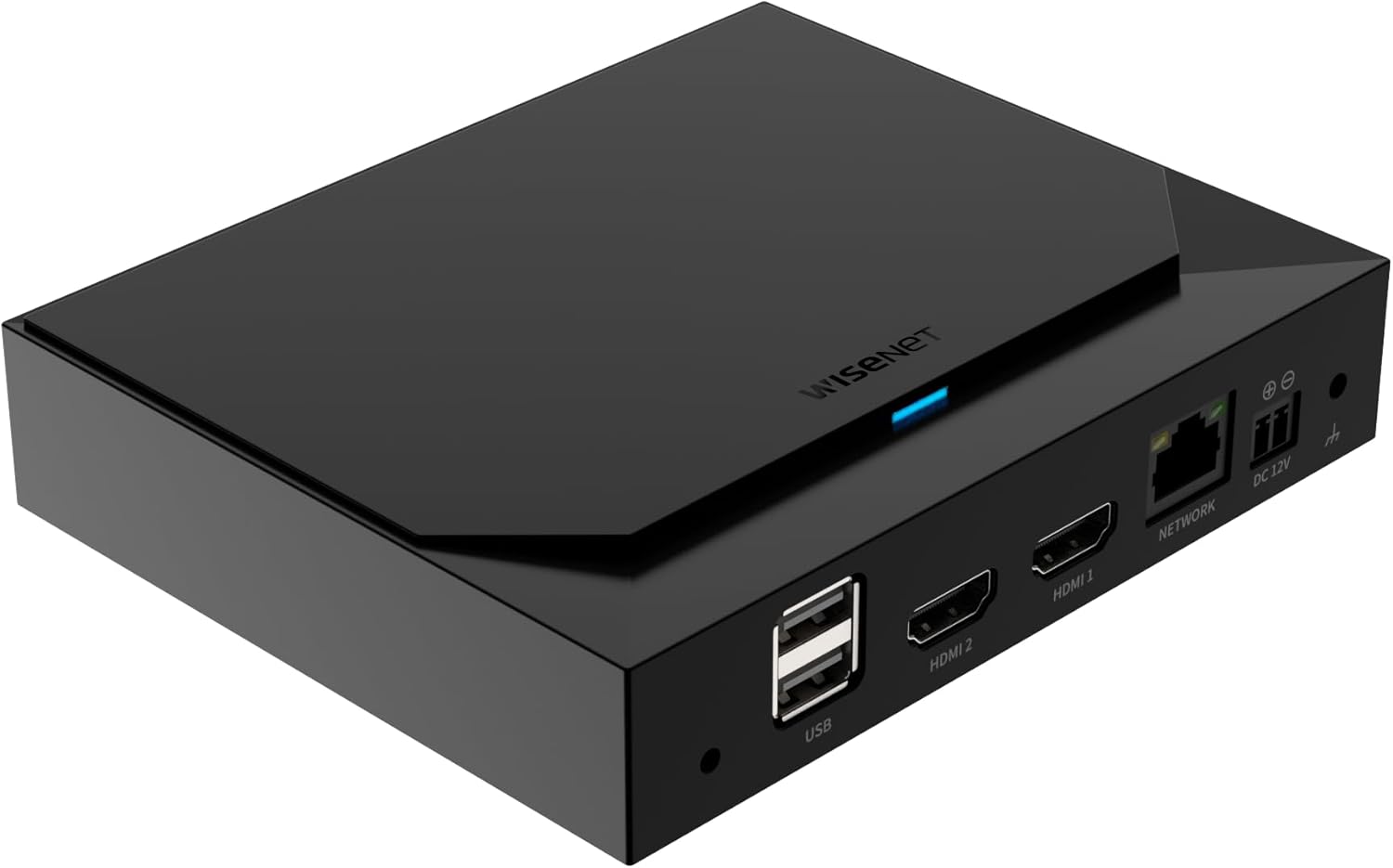 Hanwha SPD-152 8MP 64-Channel 150Mbps Network Video Decoder (NVR) with Dual HDMI Display Port, Monitor-Back and Pole Mount