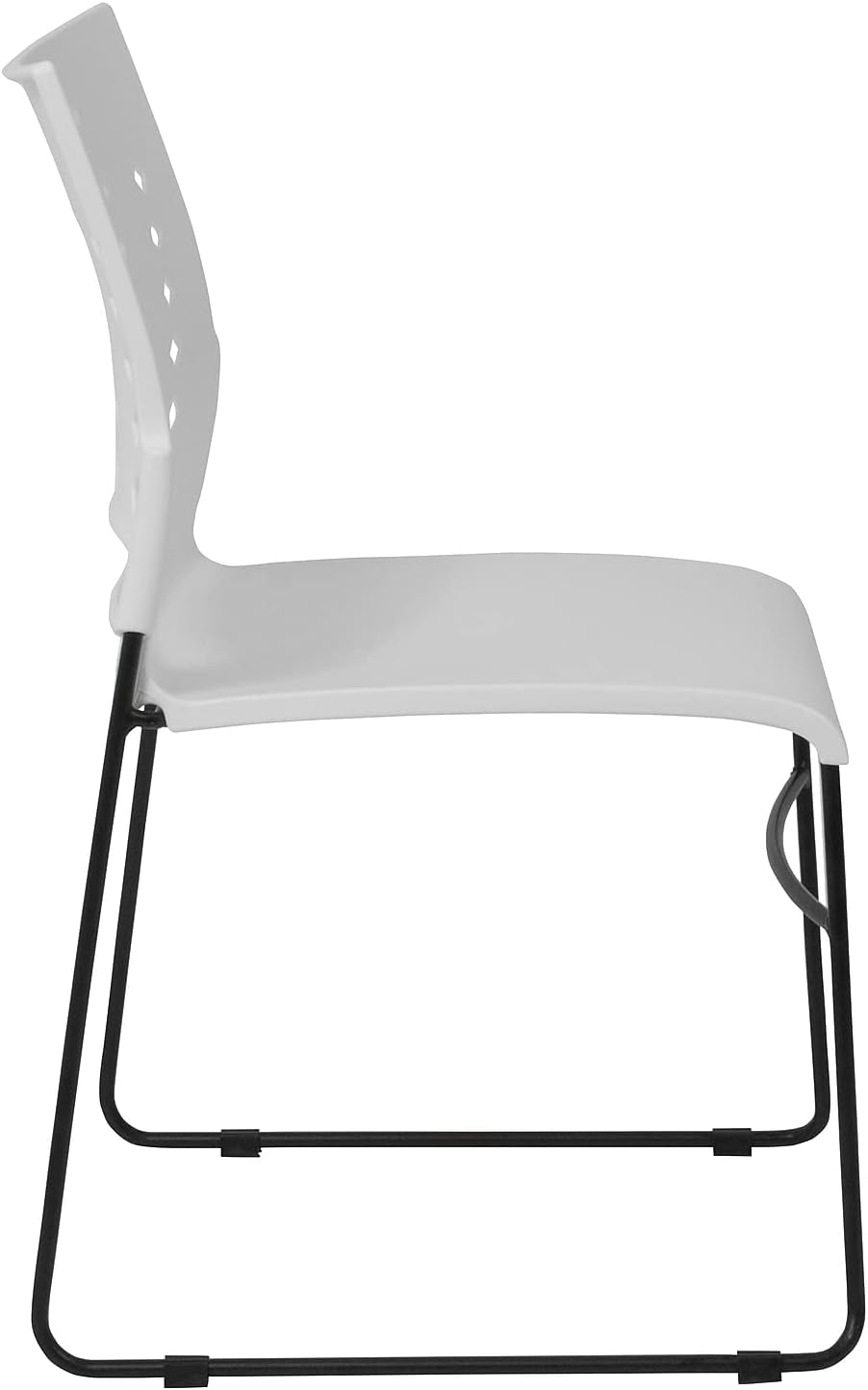 Flash Furniture HERCULES Series 881 lb. Capacity Sled Base Stack Chair with Air-Vent Back