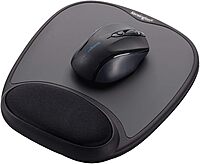 Kensington Comfort Gel Mouse Pad with Wrist Rest - Black (K62386AM)