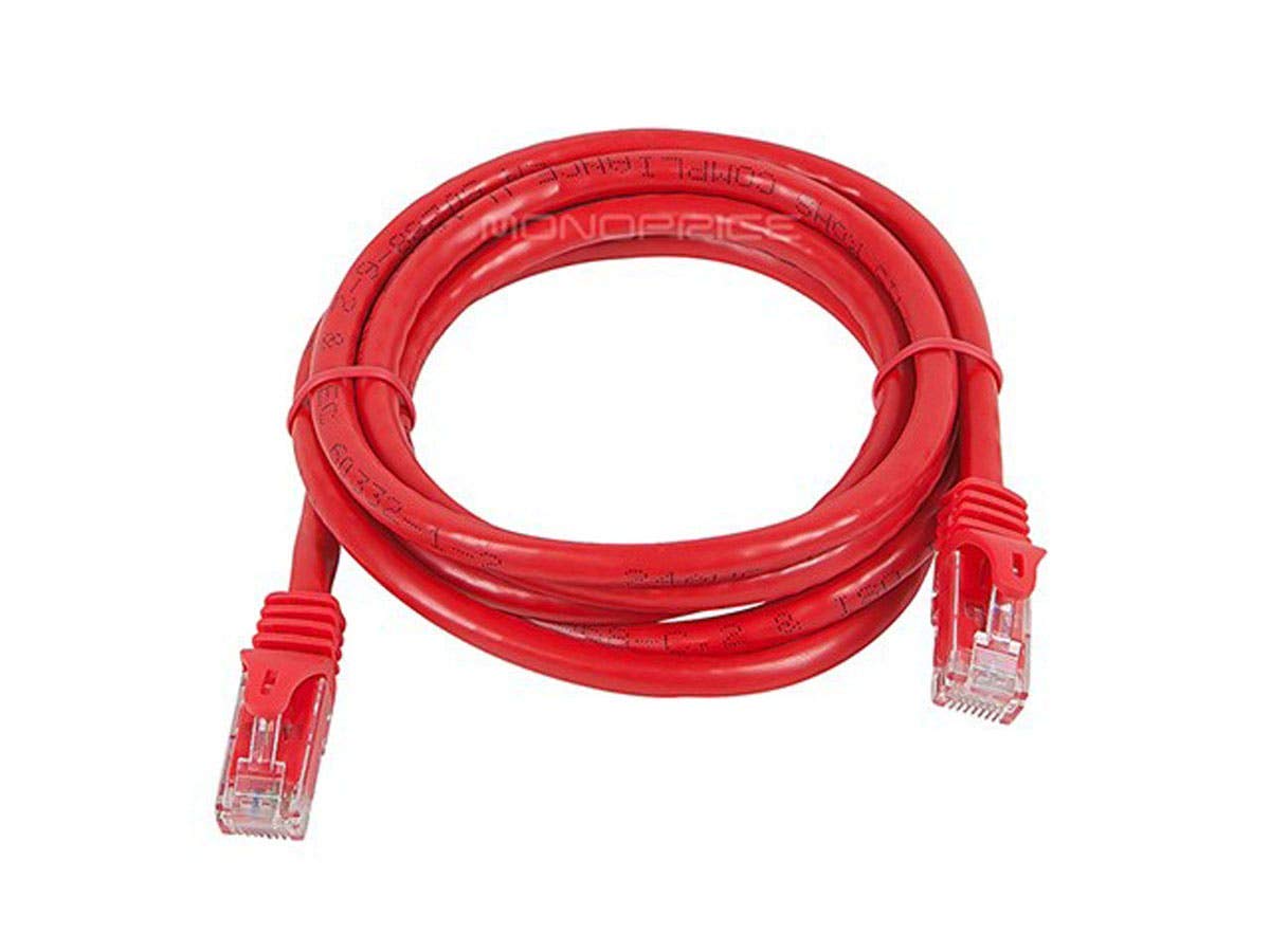 Monoprice Cat6 Flexboot Ethernet Patch Cable UTP 24AWG 550MHz Snagless RJ45