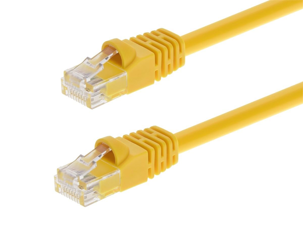 Monoprice Cat6 24AWG UTP Ethernet Patch Cable - Snagless RJ45, 550MHz, Pure Bare Copper