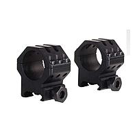 WEAVER High 6-Hole Picatinny Scope Ring - Matte Black