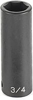 Grey Pneumatic 2010D 1/2" Drive x 5/16" Deep Socket