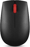 Lenovo Essential Compact Wireless Mouse - Optical - Radio Frequency - Black - USB - 1000 dpi - 3 Button(s) - Symmetrical