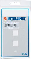 INTELLINET 2-Outlet Keystone Wall Plate