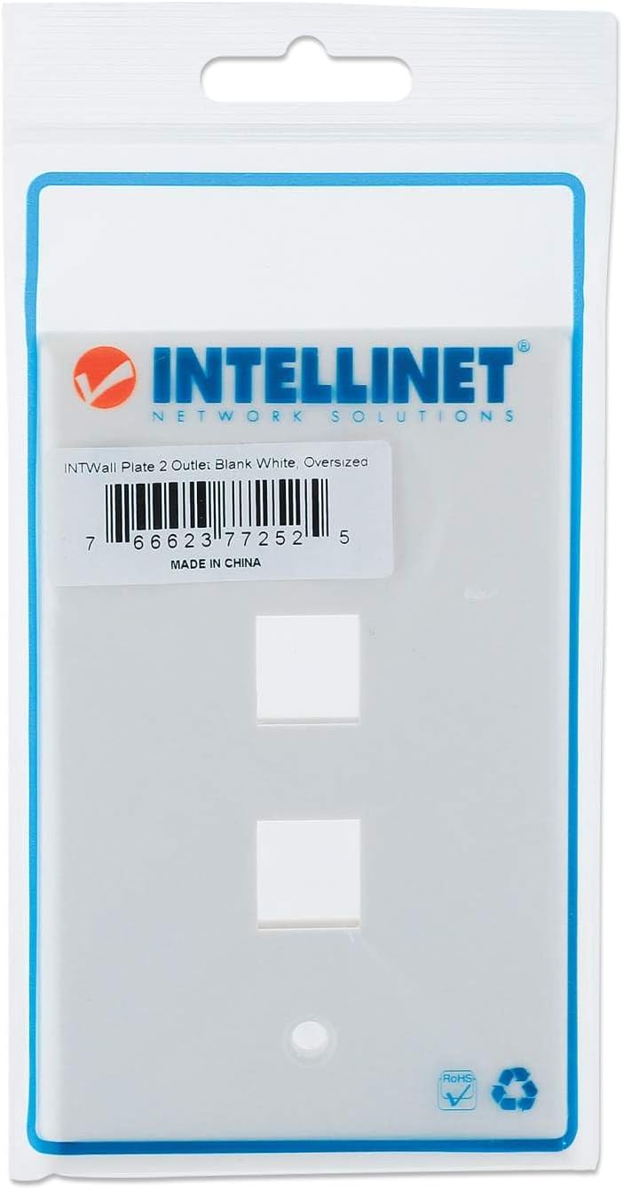 INTELLINET 2-Outlet Keystone Wall Plate