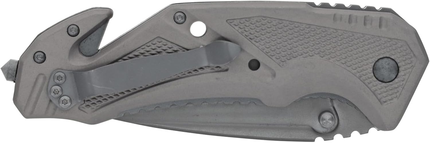 Smith & Wesson M&P SWMP11G 8.9in High Carbon S.S. Folding Knife with 3.8in Tanto Point Blade and Aluminum Handle for Outdoor