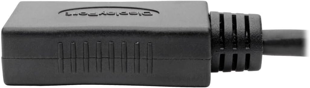 Tripp Lite 6in Mini DisplayPort to DisplayPort Video Adapter Converter Cable 2560x1600 @ 60Hz M/F 6" White (P139-06N-DP) 6