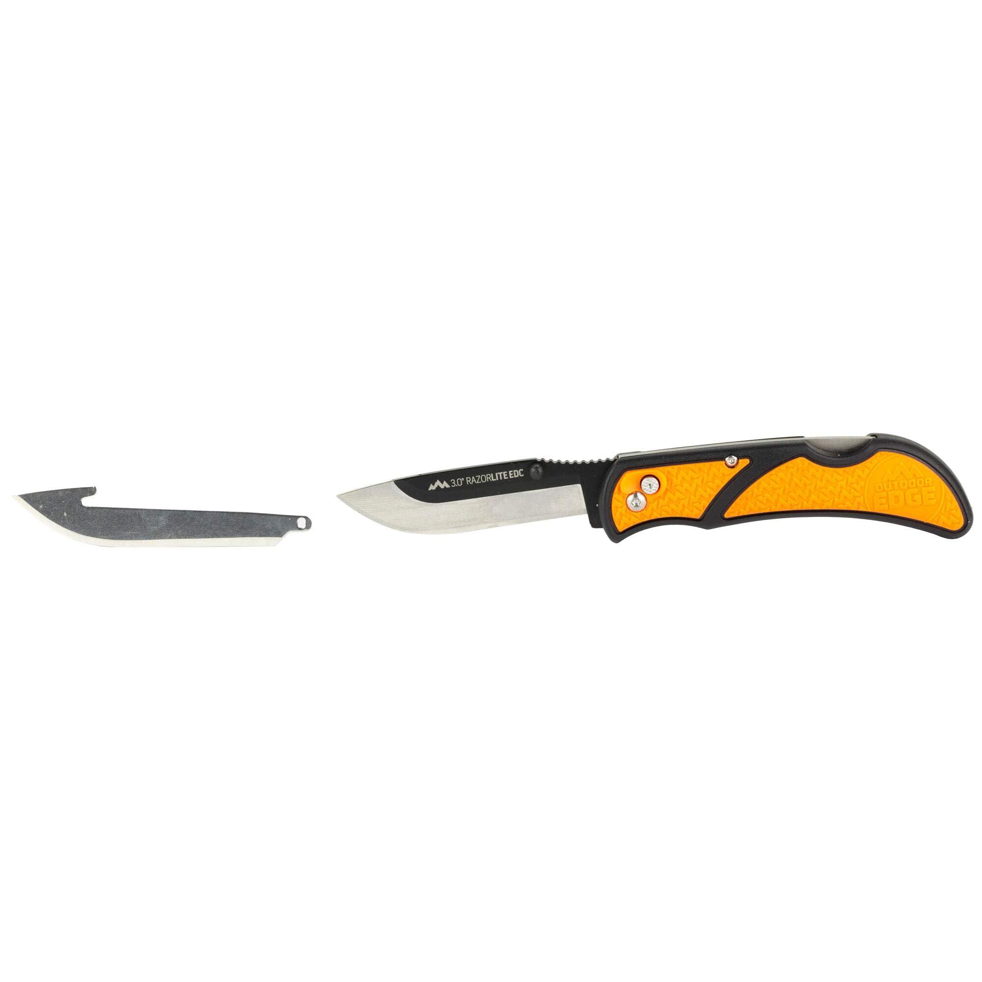 3.0" Razor-LITE EDC (Orange, 4-Blades) - Blister