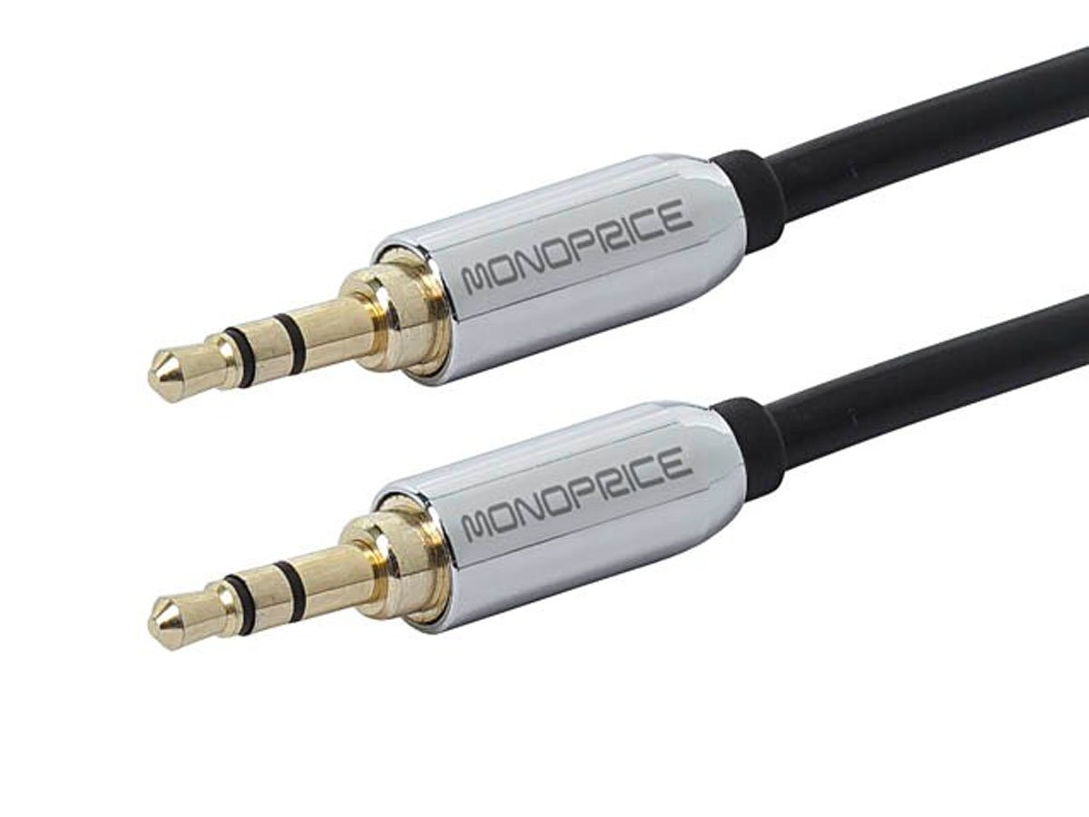 MONOPRICE 3.5mm Stereo Male to 3.5mm Stereo Male Gold-Plated Audio Cable