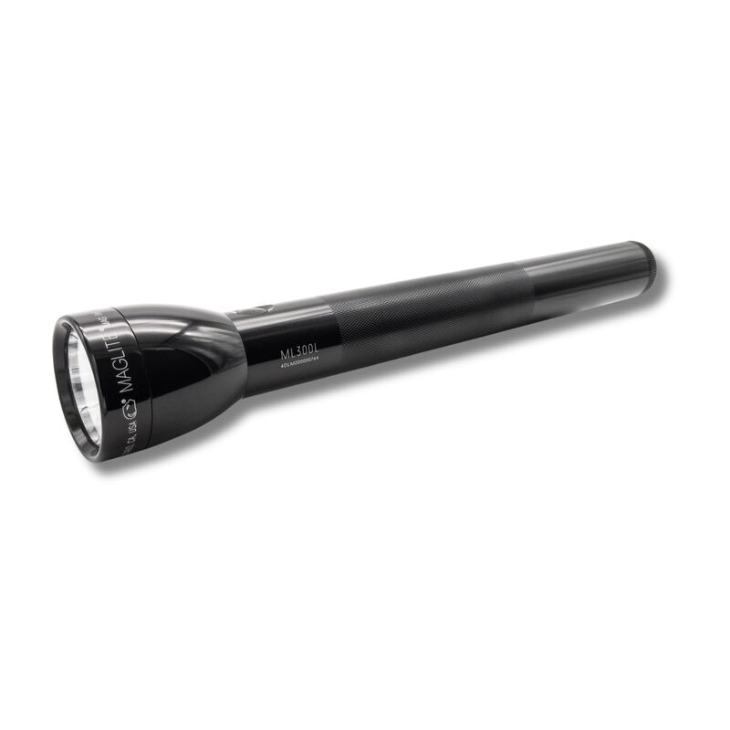 MagLite ML300L 4D LED Flashlight – 1002 Lumens, Long Runtime, Adjustable Beam, Water-Resistant, Aluminum Body – Black