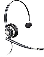Plantronics 78712-101 EncorePRO 710 Wired Quick Disconnect Headset, Black - Not USB Compatible Standard Packaging