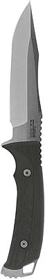 SOG Pillar Fixed Blade Knife- Full Tang 5 Inch S35VN Steel Blade Survival Knife, w/ Linen Micarta Handle and Kydex Sheath