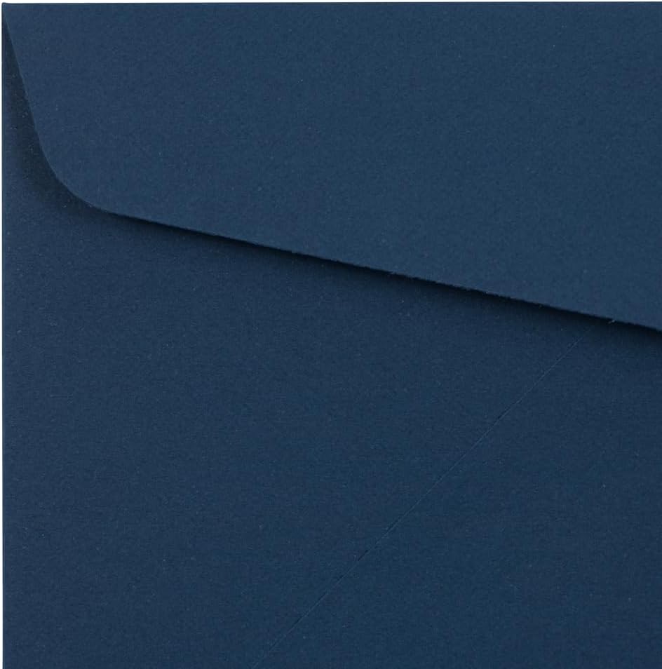 JAM PAPER Navy Blue Premium Invitation Envelopes - 25/Pack