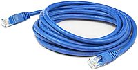 ADDON 1FT BLUE CAT 6 SLIM PVC ETHERNET CABLE SNAGLESS CLEAR-CLAW RJ-45 M/M