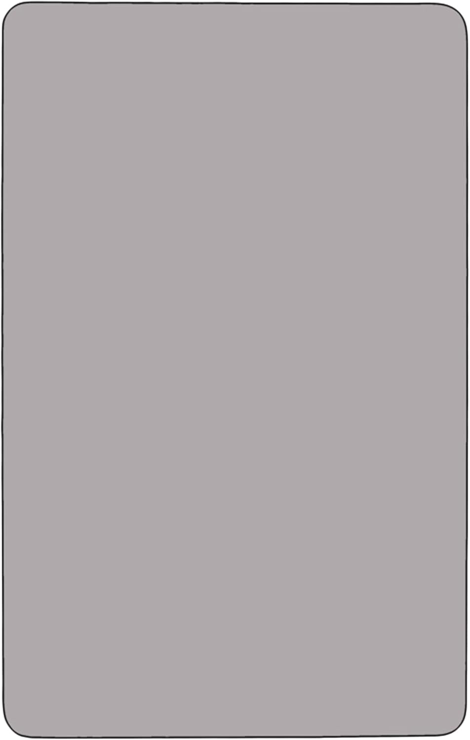 Flash Furniture Mobile Rectangular Activity Table 24 x 48 Thermal Fused Laminate
