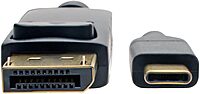 Tripp Lite USB-C to DisplayPort 4K Adapter Cable Thunderbolt 3 Compatible