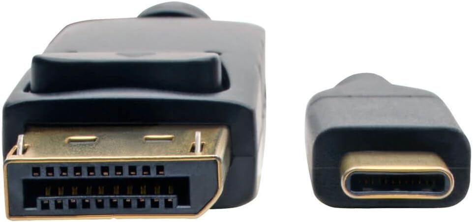 Tripp Lite USB-C to DisplayPort 4K Adapter Cable Thunderbolt 3 Compatible