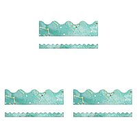 Carson-Dellosa Galaxy Scalloped Bulletin Board Borders, 3ft x 2-1/4in, Constellations, Pack Of 13 Strips