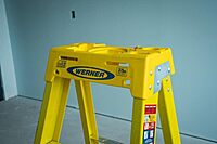 Werner, 6310, 10' Fiberglass 375 Lb. Stepladder, Type Iaa