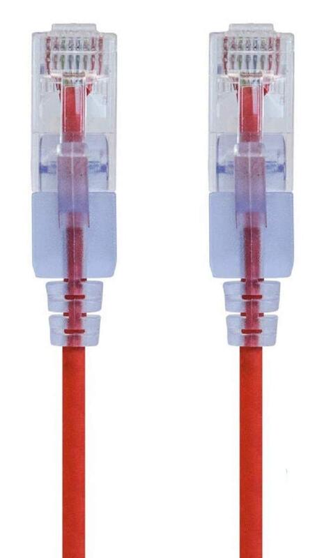 Monoprice SlimRun Cat6A Ethernet Patch Cable - 30AWG UTP Snagless RJ45 10G