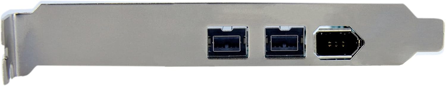 StarTech.com 3 Port 2b 1a 1394 PCI Express FireWire Card Adapter - 1394 FW PCIe FireWire 800 / 400 Card