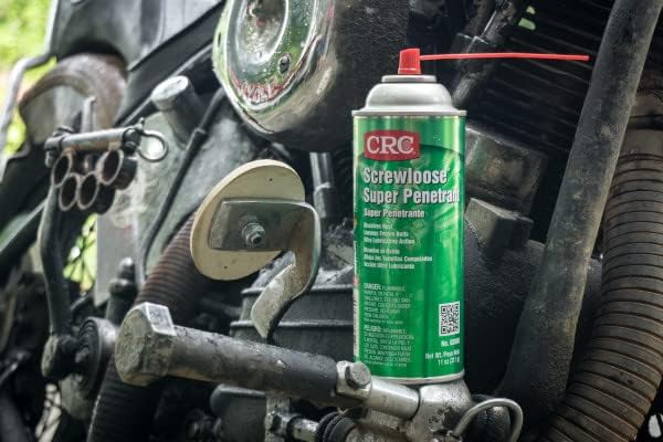 CRC Screwloose Super Penetrant 03060 – 11 WT OZ, Plastic Safe Aerosol for Corroded Fasteners