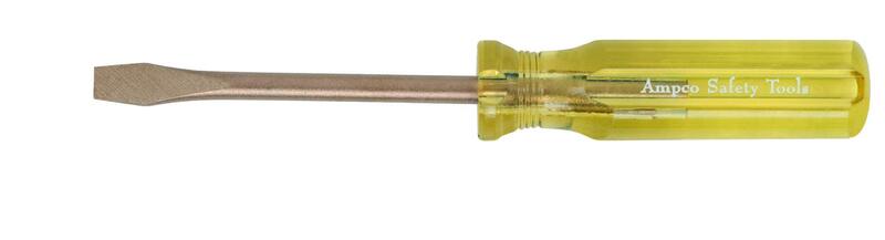 Ampco Safety Tools - 8012 S-49 Standard Screwdriver, Non-Sparking, Non-Magnetic, Corrosion Resistant, 5/16" x 6"