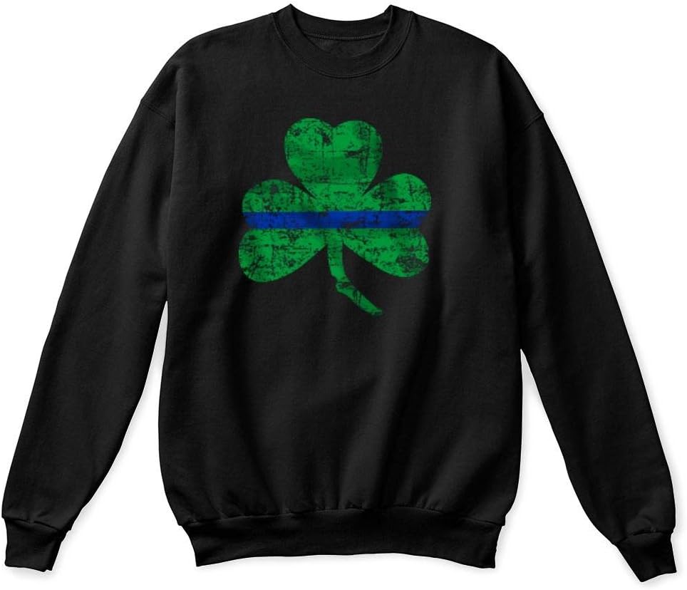 Thin Blue Line St. Patrick's Day Crewneck Sweatshirt