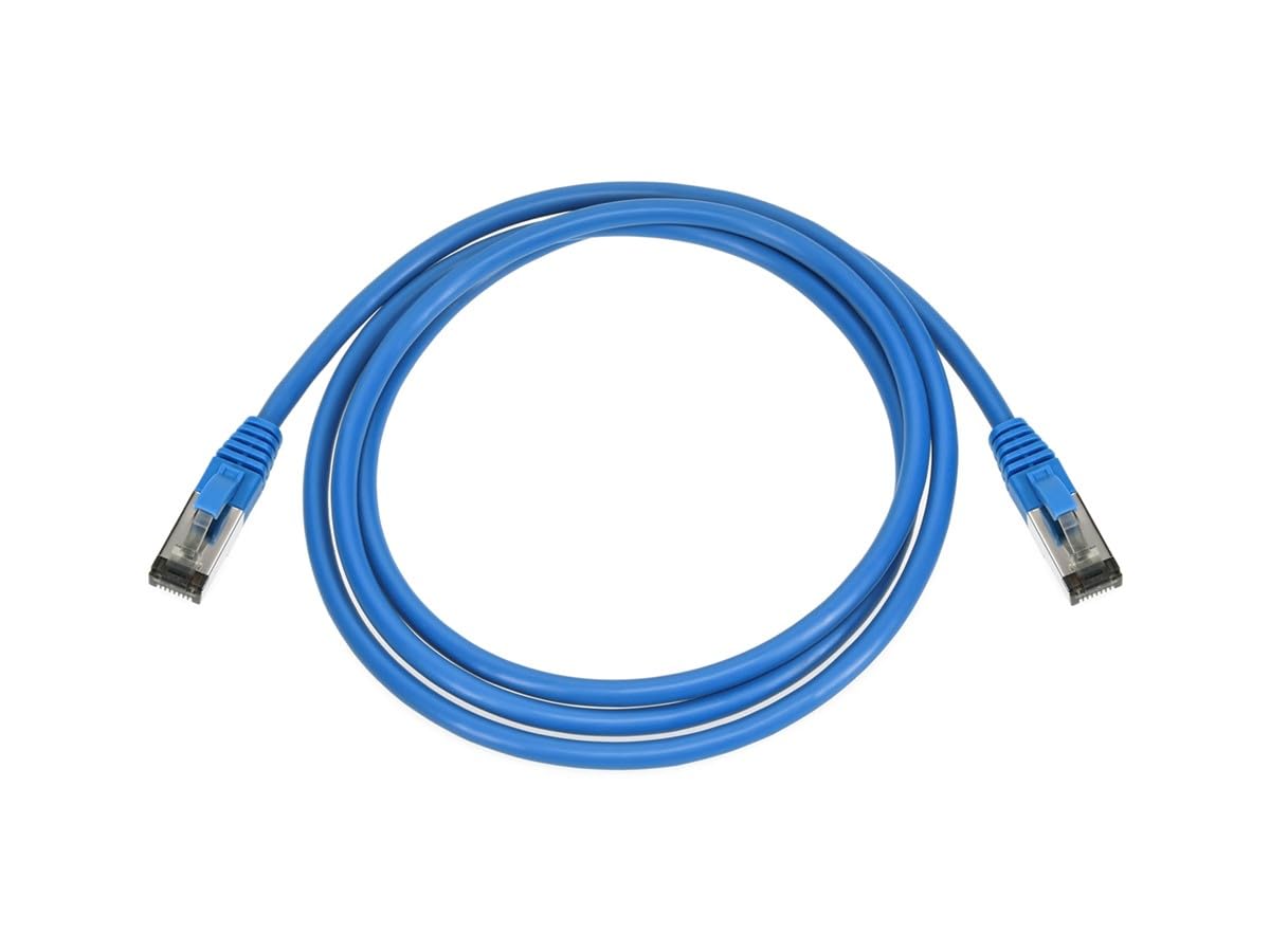 MONOPRICE Cat8 Patch Cable - Double Shielded (S/FTP), 28AWG, 2GHz, 40Gbps, Pure Bare Copper, Snagless RJ45