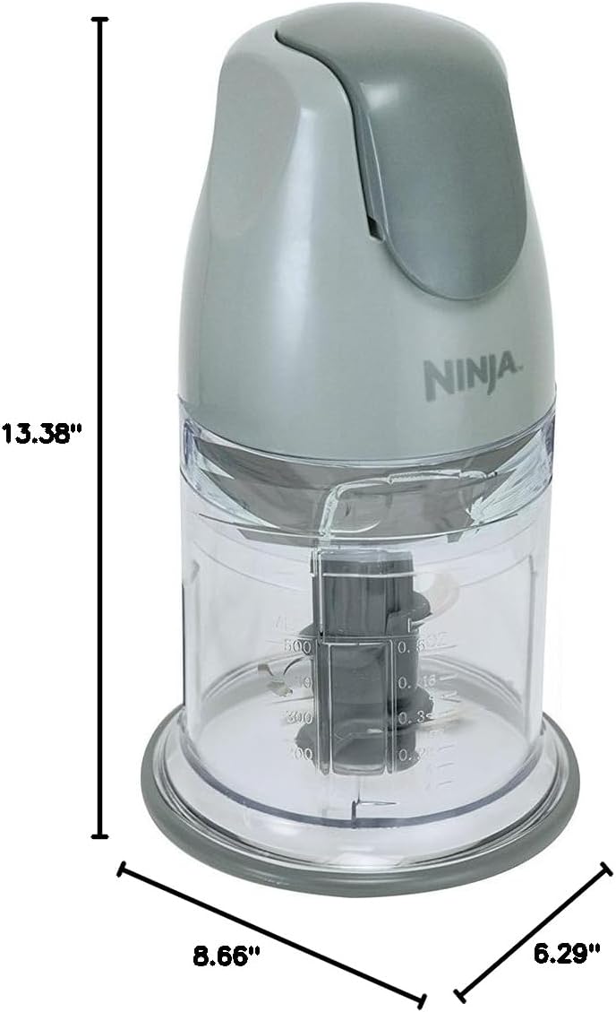 Ninja QB900B Master Prep Food Processor Blender with 48 oz Pitcher & 16 oz Chopping Bowl