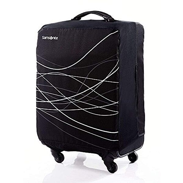 Samsonite Foldable Luggage Cover, 7 7/8inH x 7 1/8inW x 1 9/16inD, Black