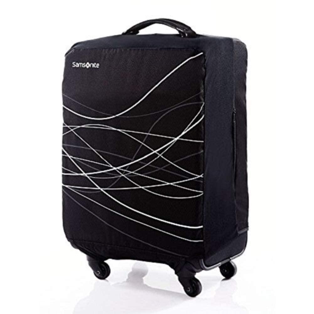 Samsonite Foldable Luggage Cover, 7 7/8inH x 7 1/8inW x 1 9/16inD, Black